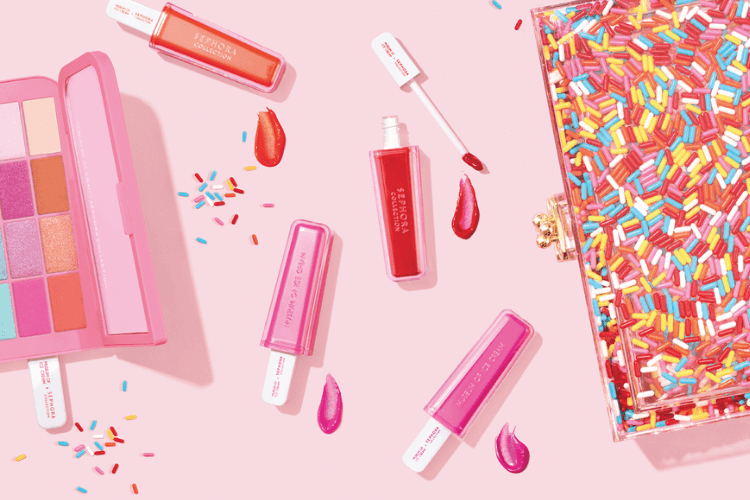 Sephora & The Museum of Ice Cream are launching a Sweet, Limited Edition Makeup Line 